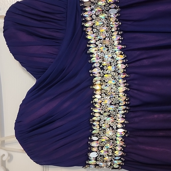 Sz 9 Strapless Mini Dress - Picture 7 of 8